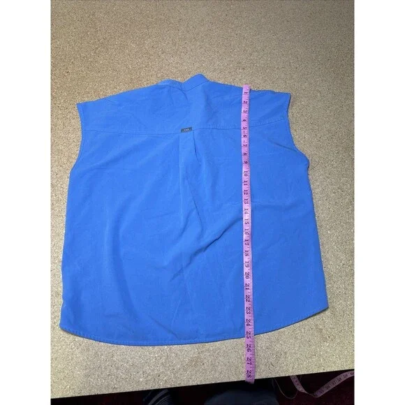 Figs Rafaela Oversized Scrub Top Blue Size Medium WXXSW1003 I3 - Picture 7 of 7